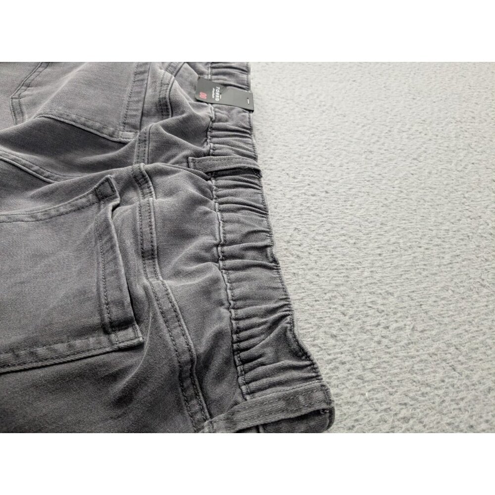 Torrid Crop Pull On Boyfriend Straight Pants Womens M/L 10 Medum/Large Gray - Picture 14 of 16